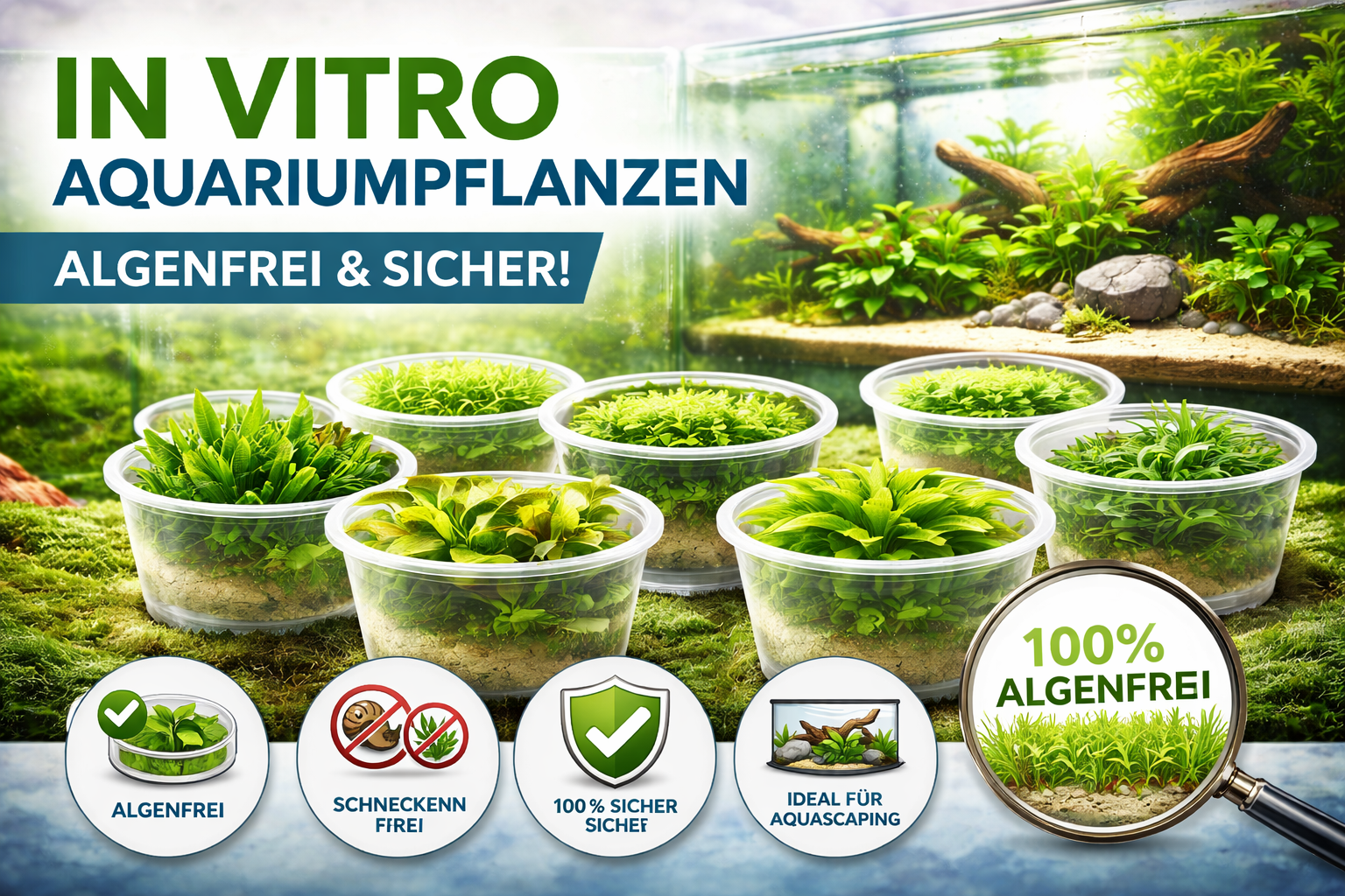 Anleitung von invtro Aquariumpflanzen