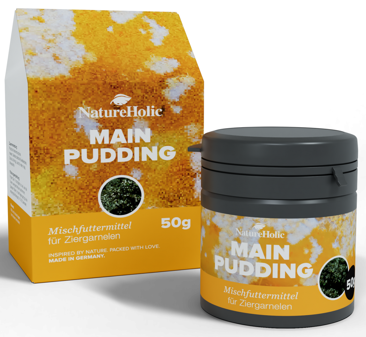 Nature Holic Main Pudding Garnelen futter für Zwerggarnelen