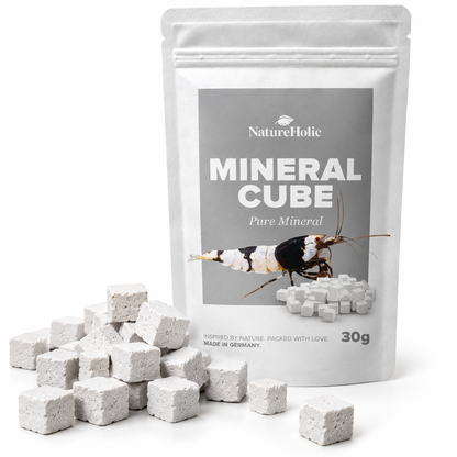 NatureHolic MineralCube Pure Mineral – Mineralstoffversorgung für Garnelen, Schnecken und Krebse, 47 ml