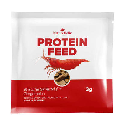 Bunte Tüte – NatureHolic Garnelenfutter-Probierpaket, 3 × 3 g