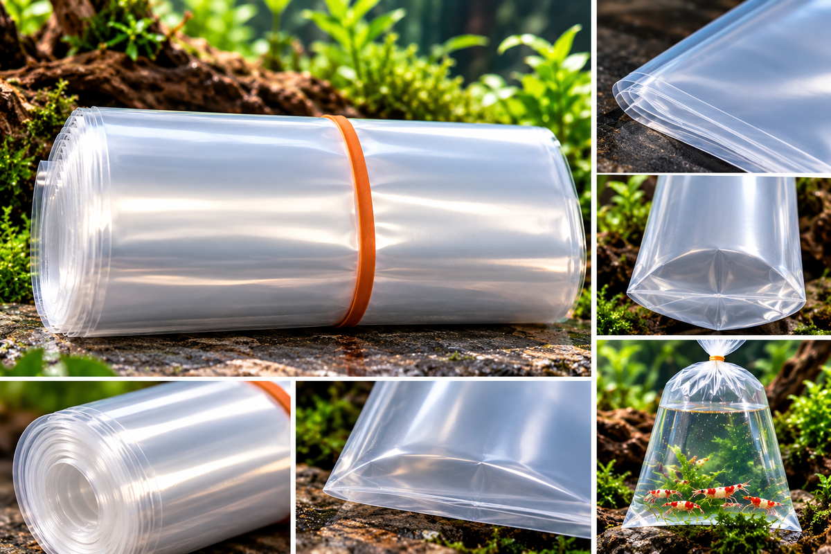 Fischtransportbeutel 140 × 450 mm – 60 µm – rundgeschweißte Bodennaht
