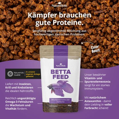 NatureHolic Bettafeed – Bettafutter 30g