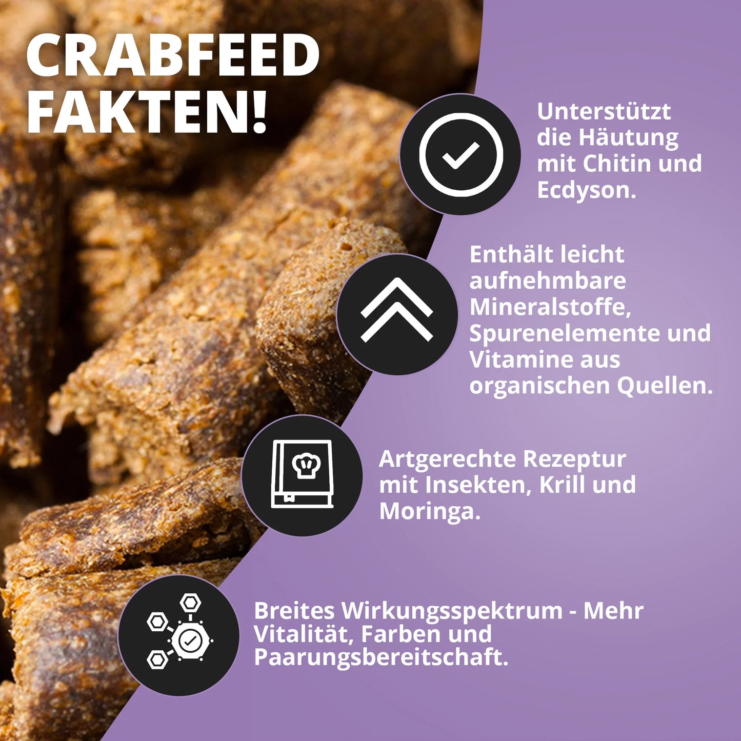 NatureHolic Krabbenfeed Krabbenfutter 30 g
