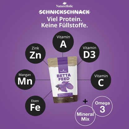 NatureHolic Bettafeed – Bettafutter 30g