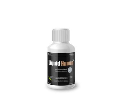 100ml Flasche GlasGarten liquid Humin Produkt Foto mit einer schwarz/weißen Flasche