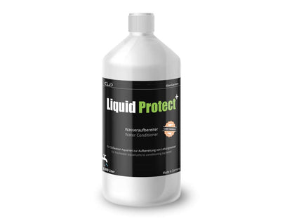 Flasche mit 1000ml Liquid Protect wasseraufbereitet von Glasgarten 