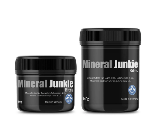 GlasGarten Mineral Junkie Bites – Mineralfutter für Garnelen, Schnecken & Krebse