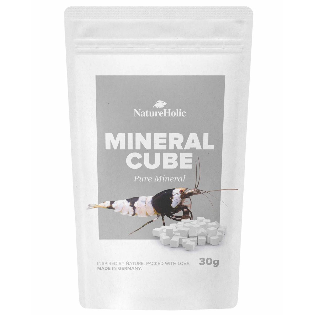 NatureHolic MineralCube Pure Mineral – Mineralstoffversorgung für Garnelen, Schnecken und Krebse, 47 ml