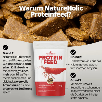 NatureHolic Proteinfeed Garnelenfutter 30 g
